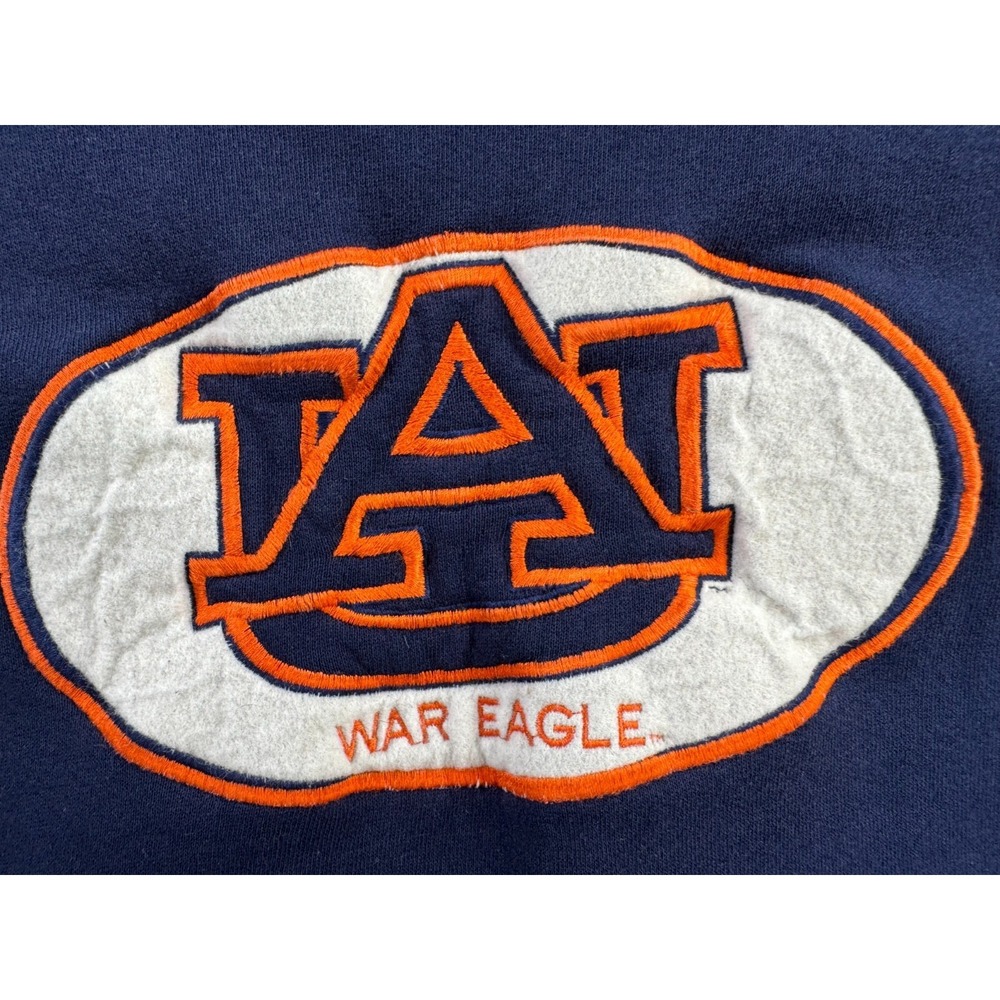 Vintage Auburn Tigers Sweatshirt Mens XL Crewneck War Eagle 90s Made in USA - Picture 2 of 16